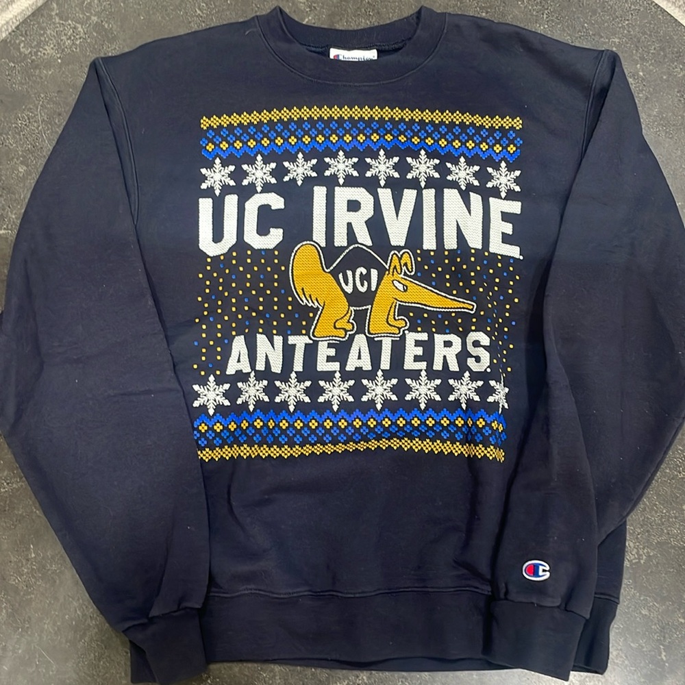champion uci anteater holiday sweatshirt